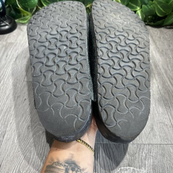 BIRKENSTOCK ARIZONA GENUINE SHEARLING SLIDE SANDAL BLACK MEN’S EU46 $160 main image 8